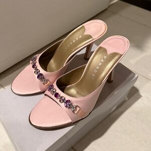 Pink Embellished Women's Heels